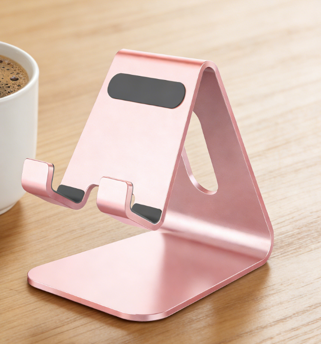 Aluminum Alloy Desktop Phone Stand, Stable Base Design, Compatible with Game Consoles and Various Smartphones